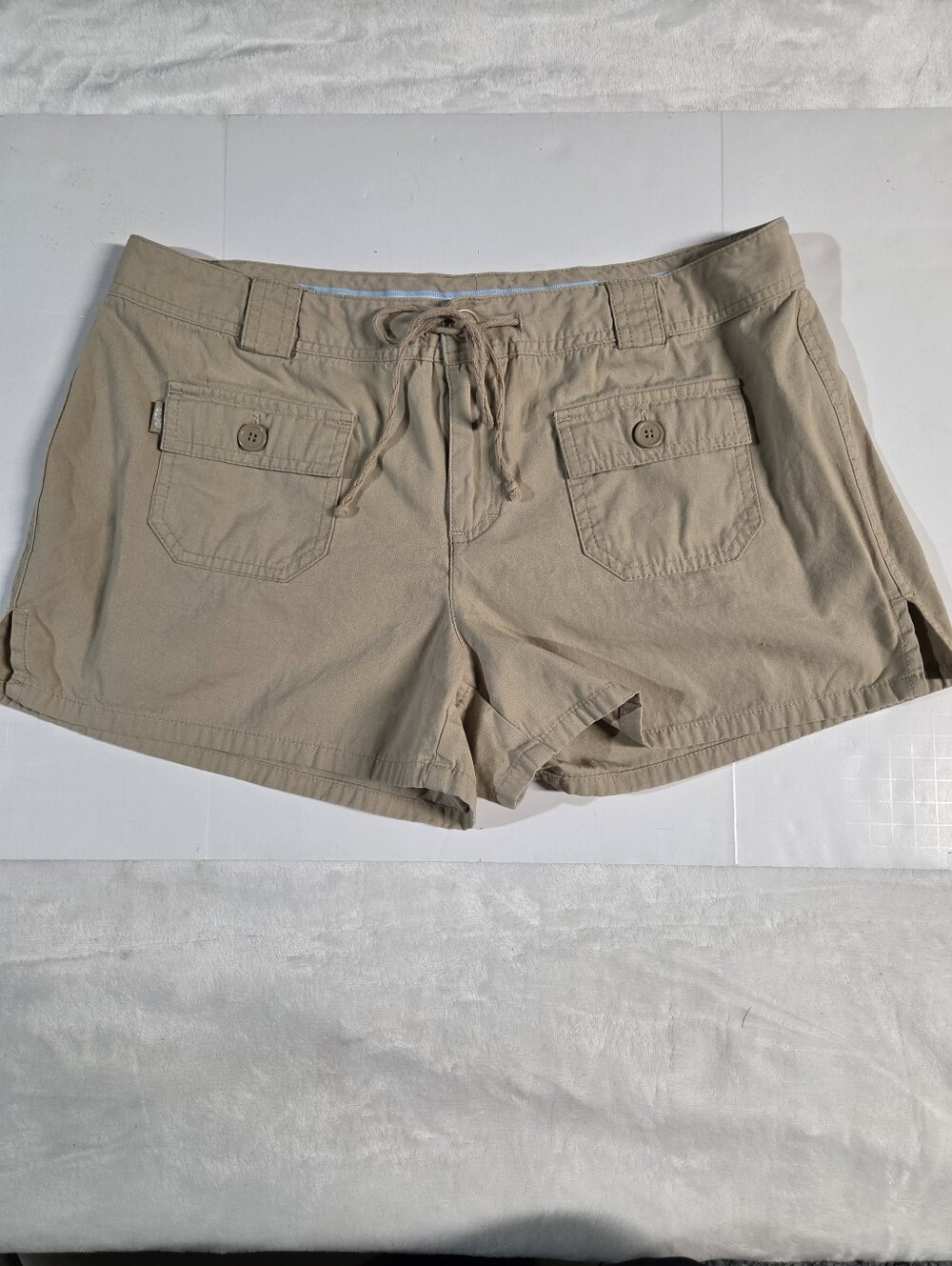 Vintage 90s Aeropostale Tan Cargo Drawstring Shorts